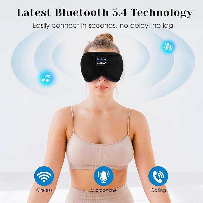 MUSICOZY Sleep Headphones, Wireless Music Earbuds Earphones - Image 6