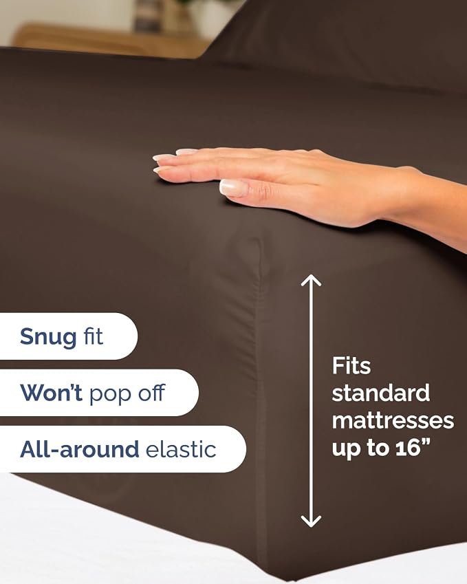 Cal King Size Fitted Bed Sheet - Image 3