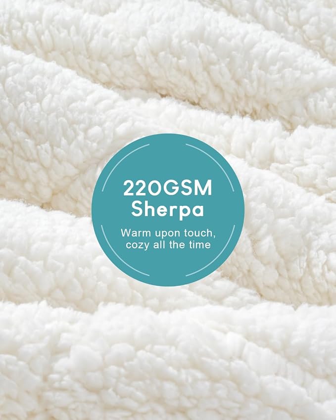 Cottonblue Jacquard Weighted Blanket 15lbs - Image 4