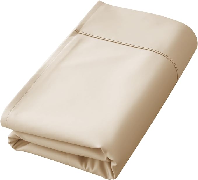 Cotton Flat Sheets Only, 600 TC 100% Cotton Flat Sheet Top Sheet Only, Cal King by ShunjieHome