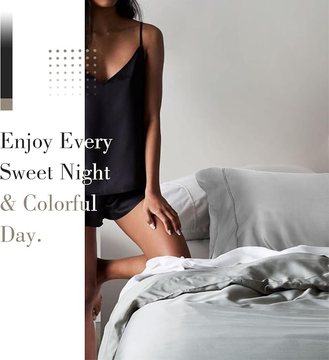 WishSmile Cooling King Pillowcases Set of 2 Breathable Cool Silky Soft Rayon - Image 6
