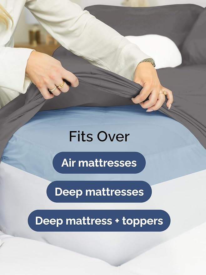Extra Deep Twin Fitted Sheet - Image 6
