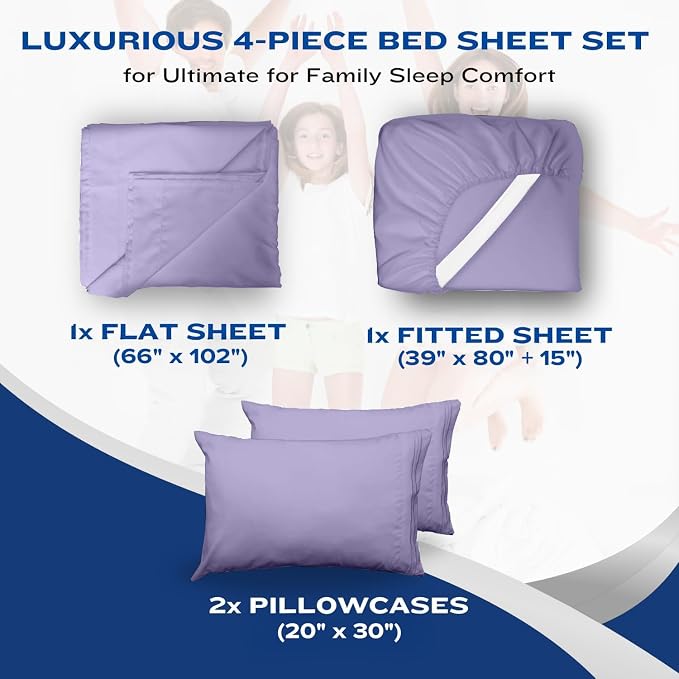DREAMCARE Twin XL Sheet Sets - Image 8