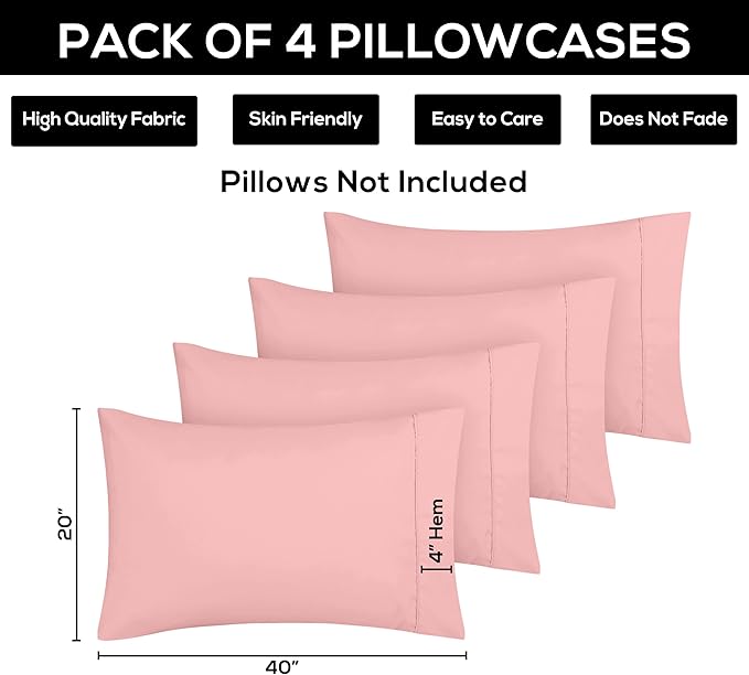 Utopia Bedding King Pillow Cases - Image 3