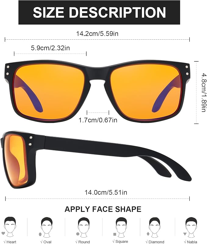 Okany Blue Light Blocking Glasses Gaming Computer Glasses Powerful Professional - Image 2