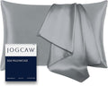 Silk Pillowcase for Hair and Skin, Soft Breathable Smooth Cooling Mulberry Silk by Jogcaw