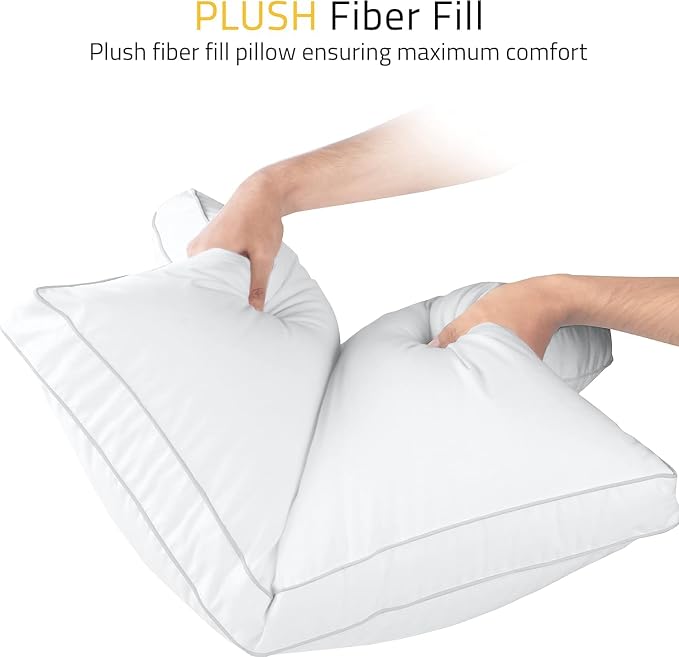 Utopia Bedding Bed Pillows for Sleeping King Size, Soft & Fluffy Pillow - Image 7