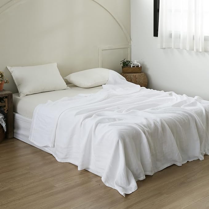 Simple&Opulence French Linen Flat Sheet by SimpleOpulence