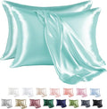 MR&HM Satin Pillowcase for Hair and Skin, Silk Satin Pillowcase 2 Pack by MRHM