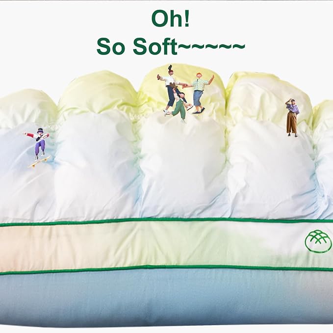 YOUR MOON Fluffy Support Bed Pillow Standard Size, Luxury Hotel Quality Bed - Image 2