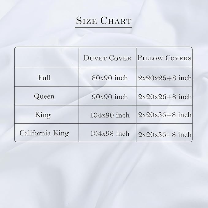 Dreamology White Duvet Cover Luxury Hotel Quality Bedding Set 100% Cotton - Image 4
