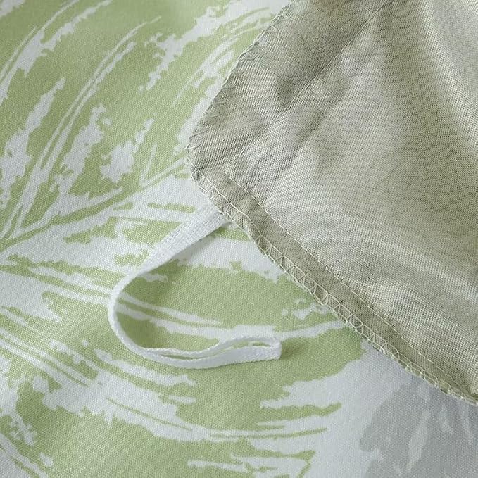OAITE Duvet Cover King Size, Reversible Fallen Leaves Green Duvet Cover Set - Image 7