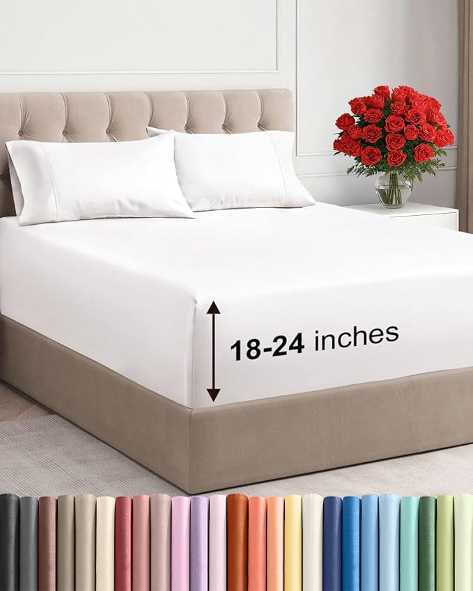 Extra Deep Cal King Sheet Set by CGKUnlimited
