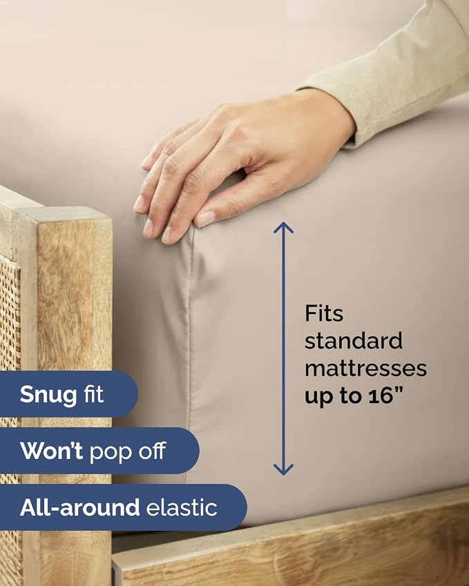 Cal King Size Fitted Bed Sheet - Image 3
