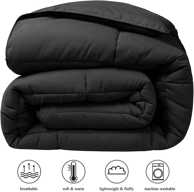 COHOME Premium Full Size Comforter, All-Season Quilted Down Alternative Duvet - Image 2