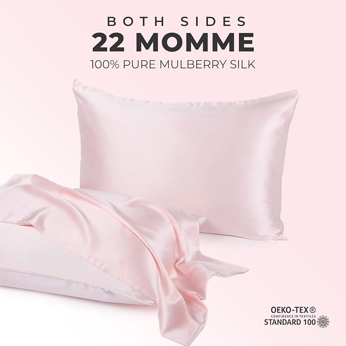 100% Pure Mulberry Silk Pillowcase - Image 2