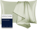 Silk Pillowcase for Hair and Skin, Soft Breathable Smooth Cooling Mulberry Silk by Jogcaw