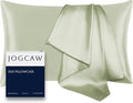 Silk Pillowcase for Hair and Skin, Soft Breathable Smooth Cooling Mulberry Silk by Jogcaw