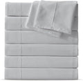 Maple&Stone Full Flat Sheet 6 Pack, Premium Soft & Breathable, Brushed by MapleStone