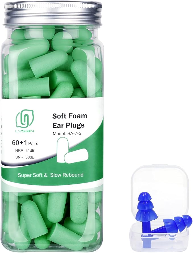 Lysian Earplugs Sleep Earplugs Noise Cancelling Ear Plug by LYSIAN