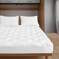 RV Short Queen Mattress Protector Pad Waterproof Quilted 60" X 75", Soft & by SpringspiritBedding