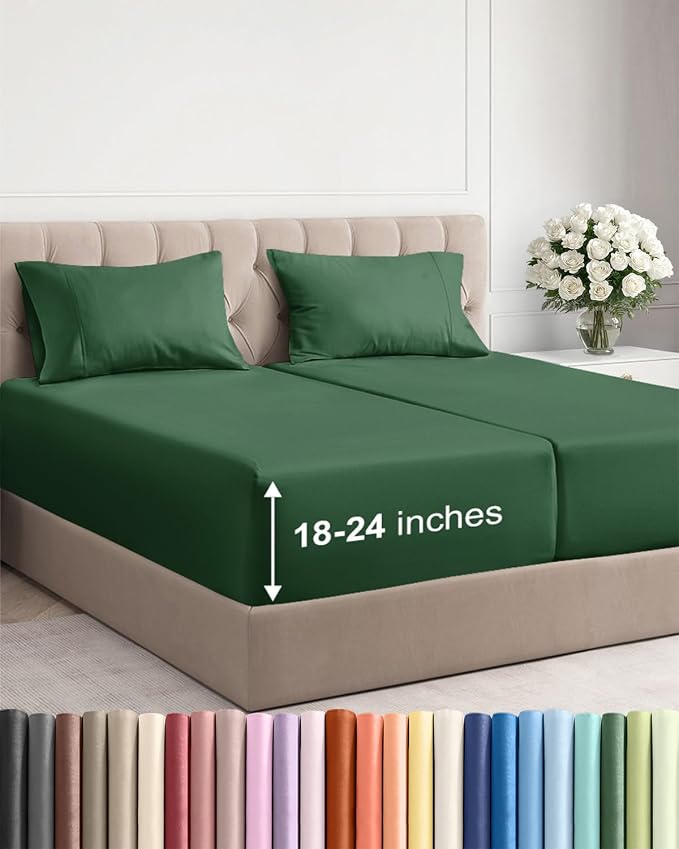 Extra Deep Split King Sheet Set by CGKUnlimited