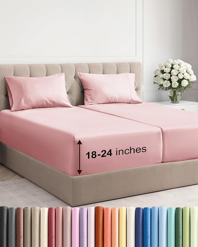 Extra Deep Split King Sheet Set by CGKUnlimited