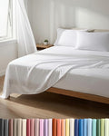 Lightweight 4 Piece Bed Sheet Set Queen Size by CGKUnlimited