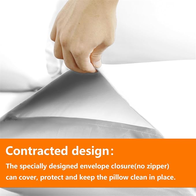 TAIMIT White Queen Size Comforter Set - Image 4