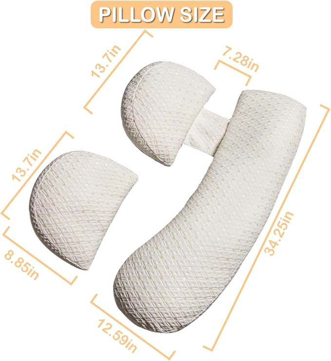 Pregnancy Pillow for Pregnant Women, Soft Maternity Pillow - Image 7