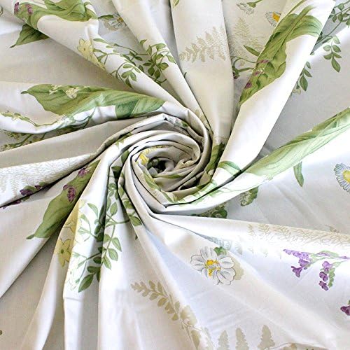 FADFAY Girls Floral Bedding Twin Duvet Cover Set Premium 100% Cotton Green - Image 7