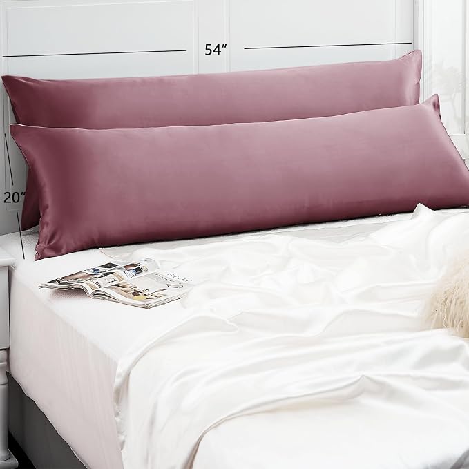 Satin Body Pillow Pillowcase 1pc, Silky Body Pillow Cover Similar to Silk - Image 4