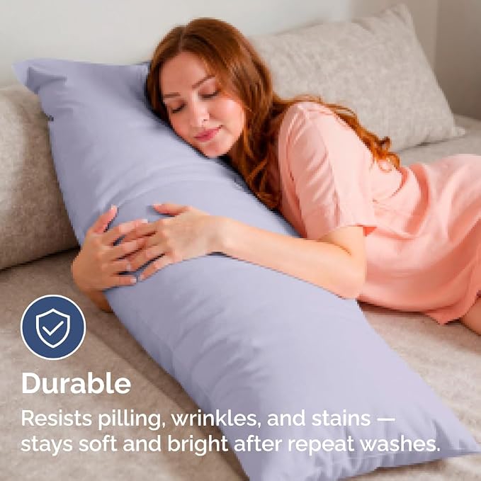 Body Pillowcases Set of 4-20x54 Long Body Pillow Case - Image 4