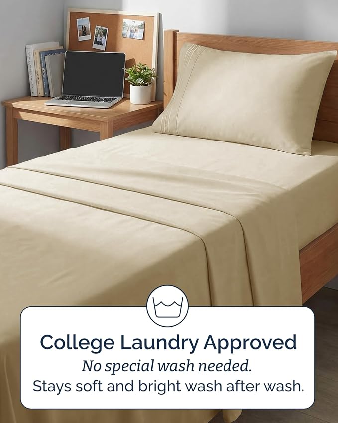Twin XL Size 3 Piece Sheet Set - Image 6