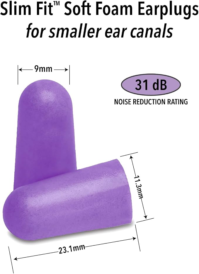 Mack's Slim Fit Soft Foam Earplugs, 50 Pair - Image 2