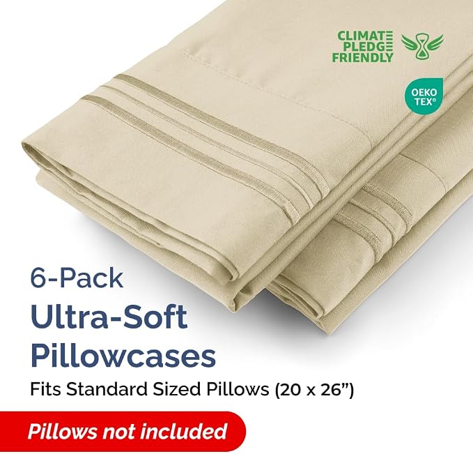 Standard Pillow Cases Set of 6 - Image 2