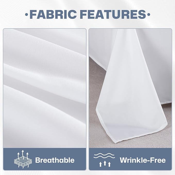 Lavisun King Size Flat Sheets Only, 6 Pack Soft Brushed Microfiber Bedding - Image 5