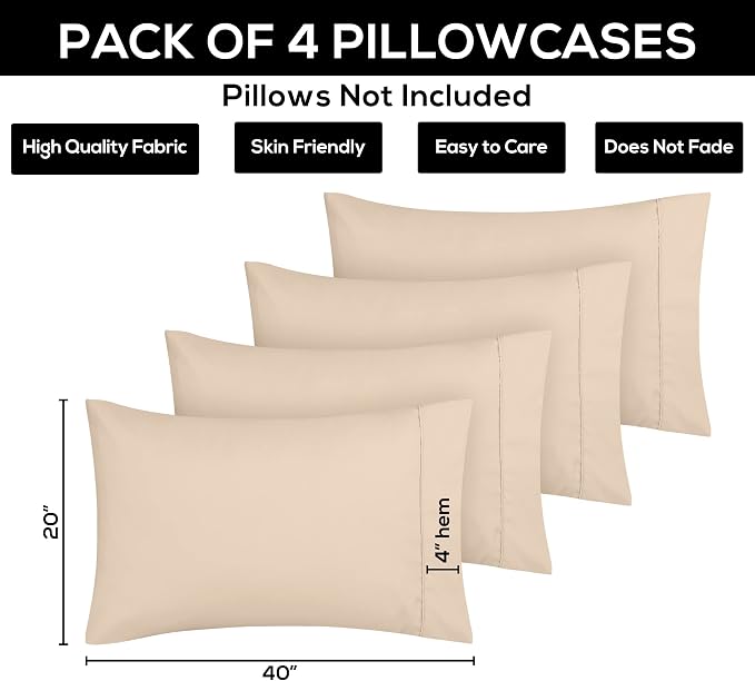 Utopia Bedding King Pillow Cases - Image 3