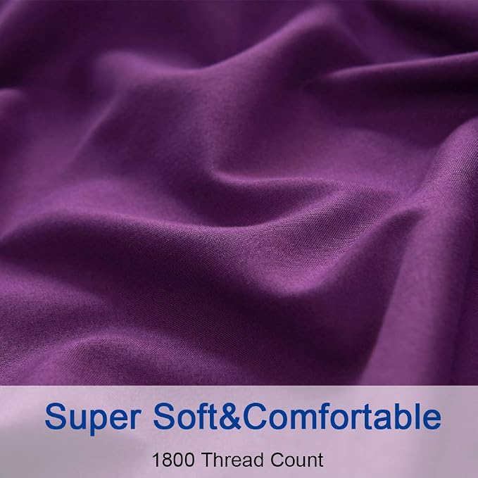 SONORO KATE Bed Sheet Set Super Soft Microfiber 1800 Thread Count Luxury - Image 5