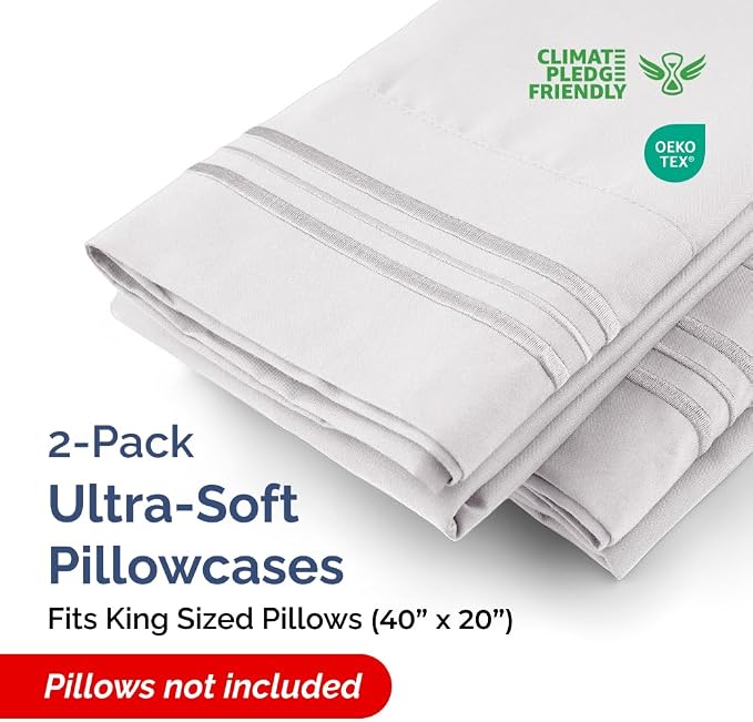 King Pillow Cases Set of 2 - Image 2