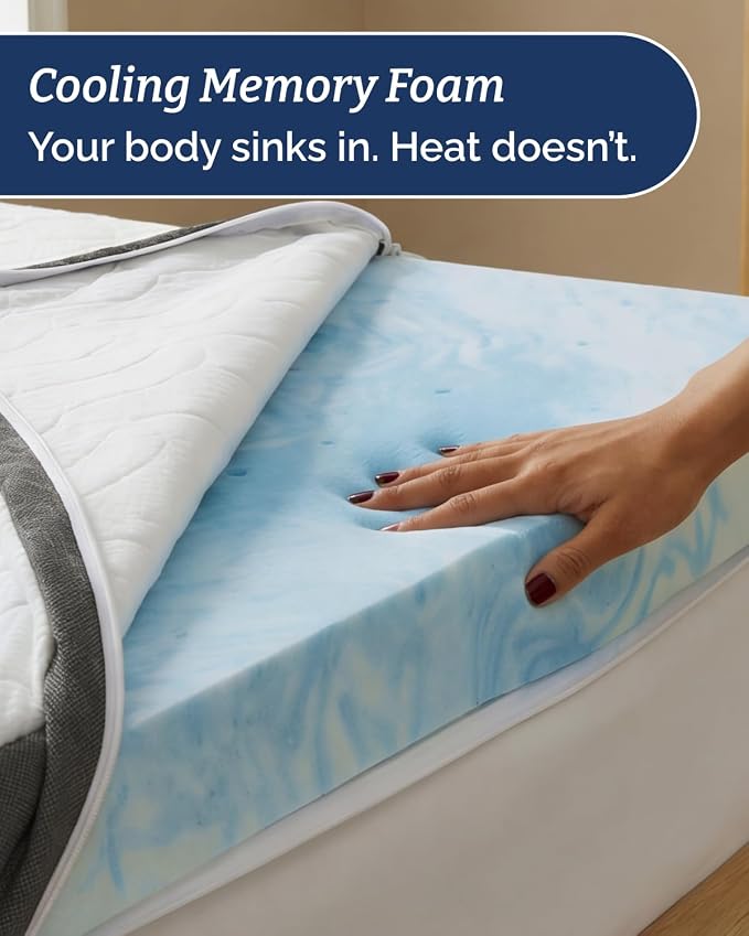 Memory Foam Mattress Topper - Image 3