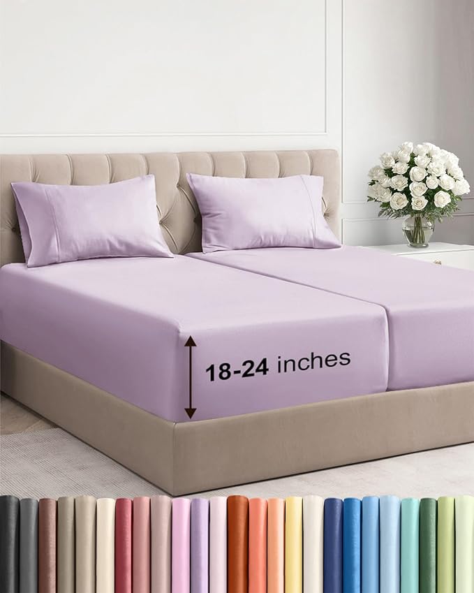 Extra Deep Split King Sheet Set by CGKUnlimited
