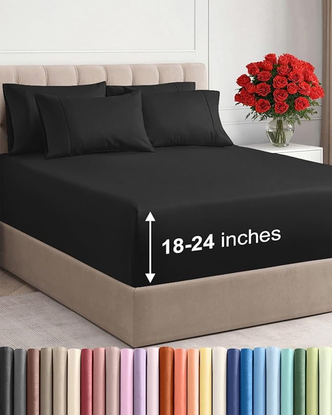 Extra Deep Cal King Sheet Set by CGKUnlimited
