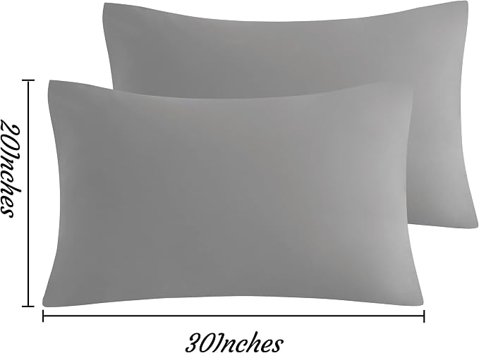 NTBAY Queen Pillow Cases Set of 2, 2 Pack Brushed Microfiber 20x30 Pillow Cases - Image 3