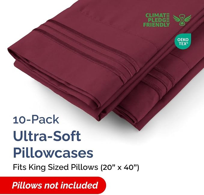 King Pillow Cases Set of 10 - Image 2