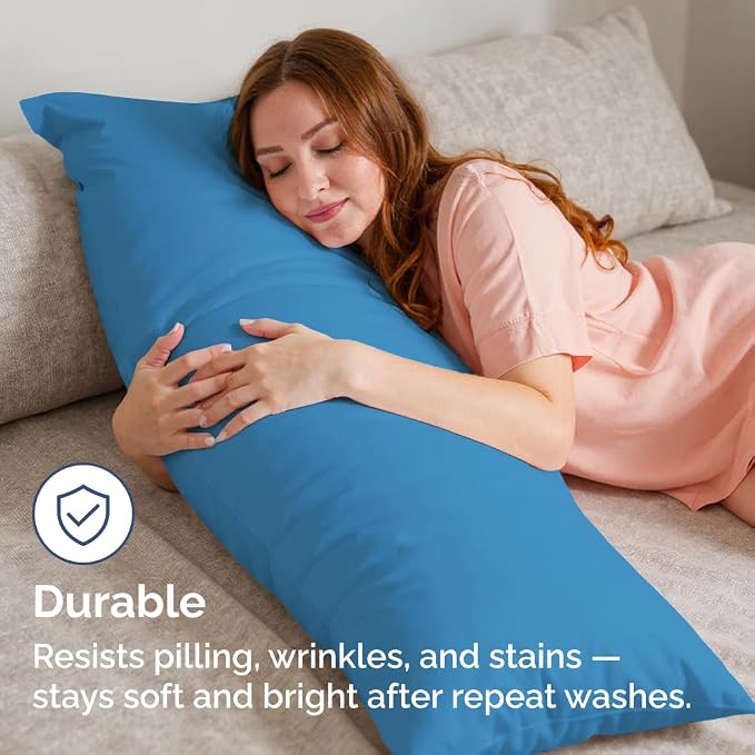 Body Pillowcases Set of 4-20x54 Long Body Pillow Case - Image 4