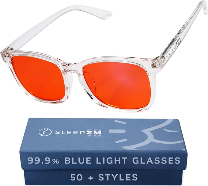 Sleep ZM Blue Light Blocking & Light Sensitivity Glasses by SleepZM