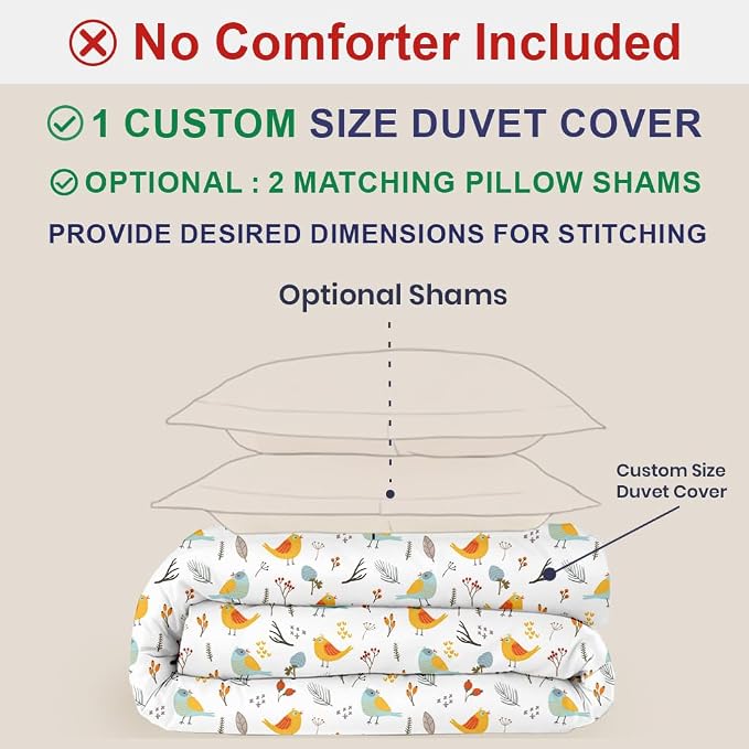 Kotton Culture Custom Duvet Cover -100% Egyptian Cotton 600 Thread Count Soft - Image 2
