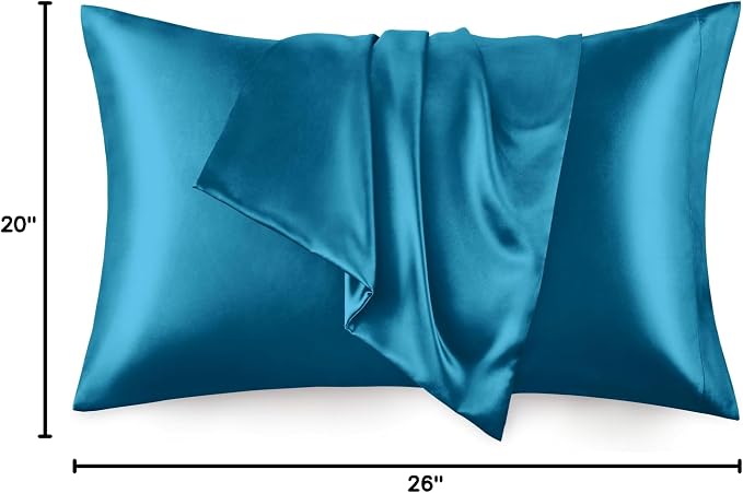 Love's cabin Satin Pillowcase Set of 2 Standard Size 20x26, Cooling Pillow - Image 8