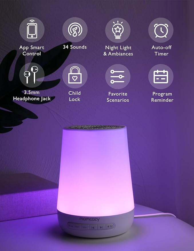 Baby Sound Machine, Momcozy White Noise Machine - Image 2